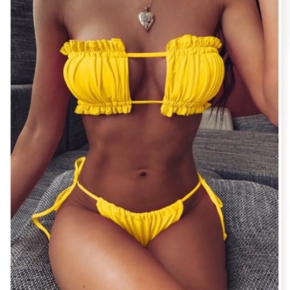 SHEIN Yellow Bikini☀️ - Picture 2 of 7